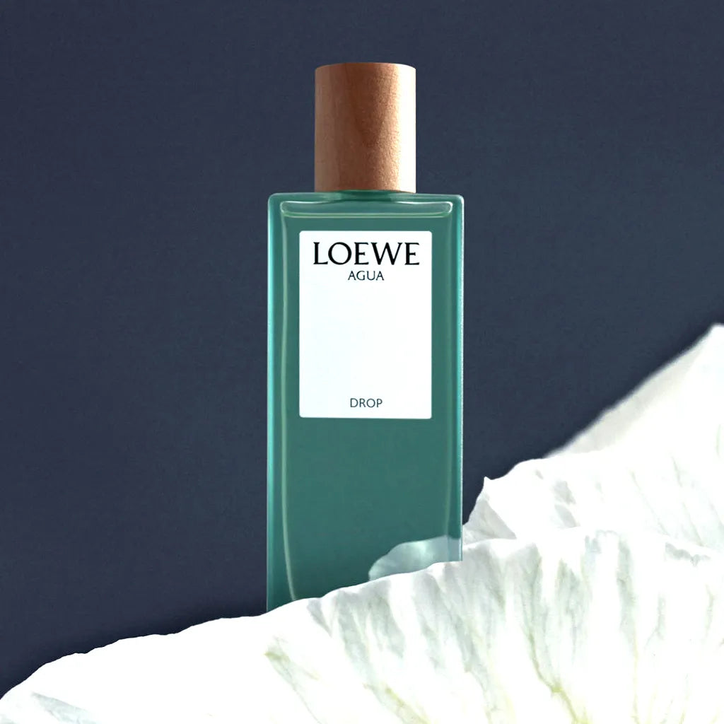 vista frontal perfume Loewe Agua Drop Eau de Parfum de mujer con aroma floral y fresco