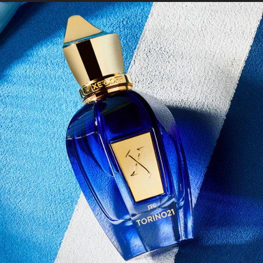 Perfume Xerjoff Torino 21 EDP 100ml frasco elegante con etiqueta de estilo italiano