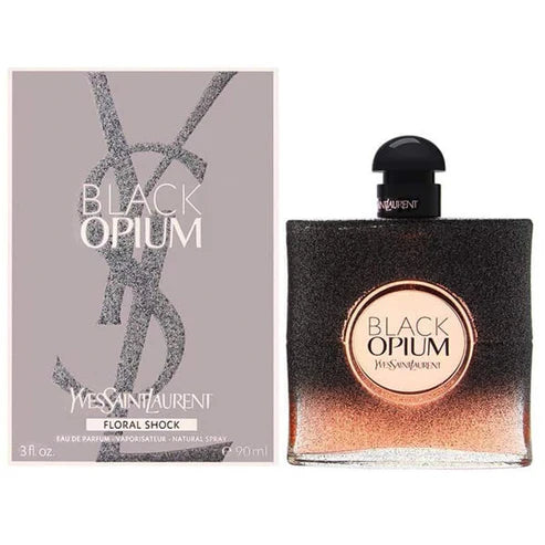 Perfume Black Opium Floral Shock Yves Saint Laurent 90ml Eau De Parfum Mujer