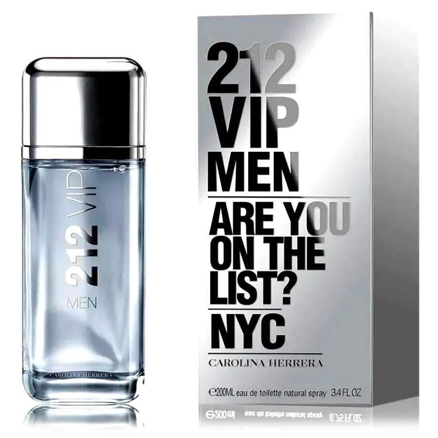212 VIP Men Carolina Herrera 200ml eau de toilette perfume masculino concentración eau de toilette