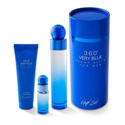 360 Very Blue  set estuche perry ellis