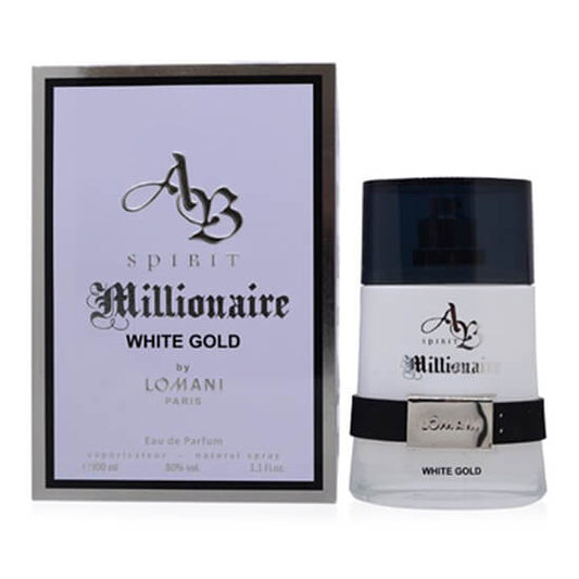 80 perfume white gold ab spirit millionaire lomani 100ml