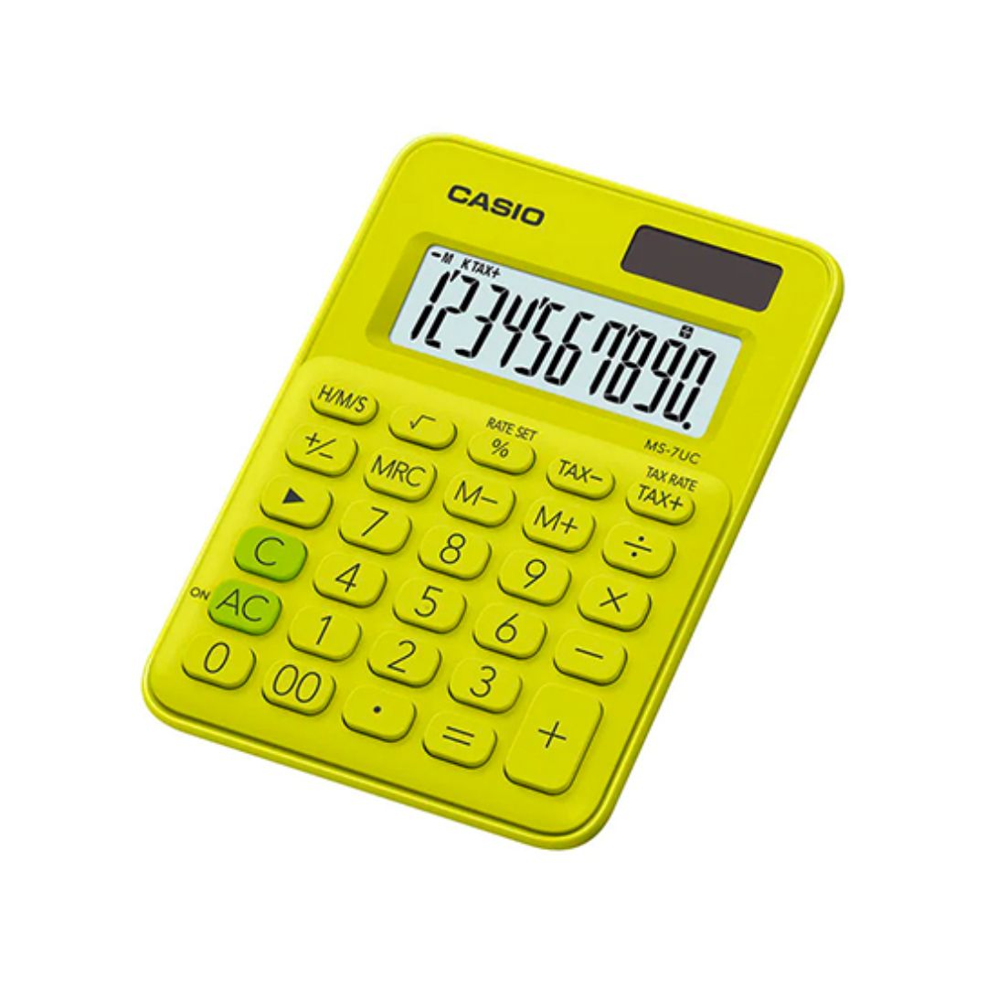 Calculadora Casio MS-7UC-YG-N-DC