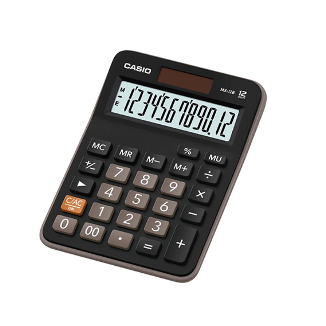 Calculadora Casio MX-12B-BK-W-DC