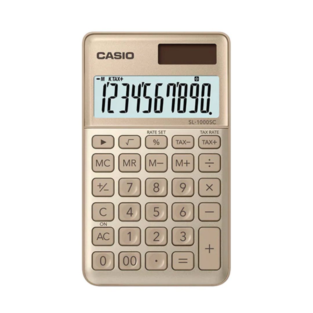 Calculadora Casio SL-1000SC-GD-N-DP