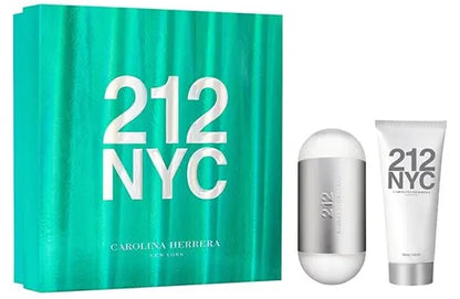 Estuche 212 Nyc Para Mujer De Carolina Herrera Set 100ml Eau De Toilette
