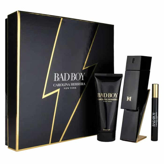 Estuche Bad Boy Carolina Herrera Set Perfume 100ml Hombre Eau De Parfum