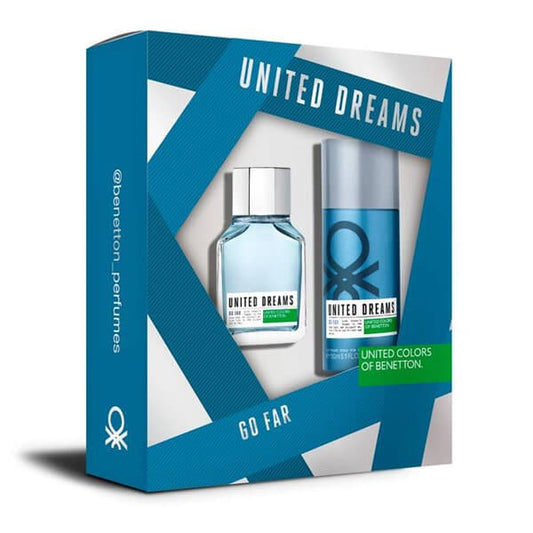 Estuche Benetton Go Far United Dreams Set - Eau De Toilette - 100ml - Hombre