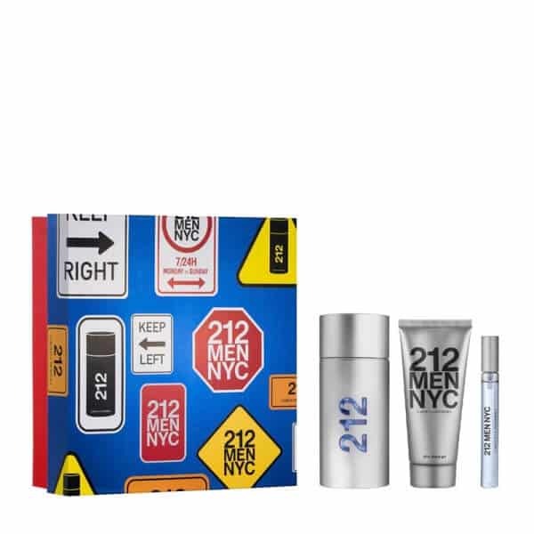Estuche 212 Nyc For Men De Carolina Herrera Set 100ml Eau De Toilette Hombre