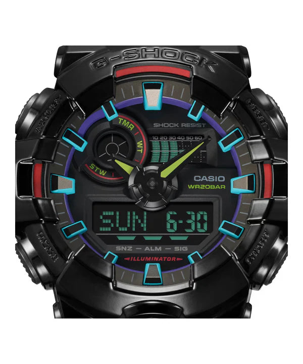RELOJ CASIO G-SHOCK GA-700RGB-1ADR