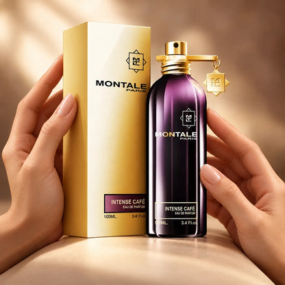 Presentación del perfume Montale Intense Café EDP 100 ml unisex