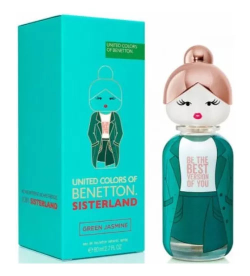 Perfume Benetton Sisterland Green Jasmine United Colors - Mujer - 80ml - Eau De Toilette