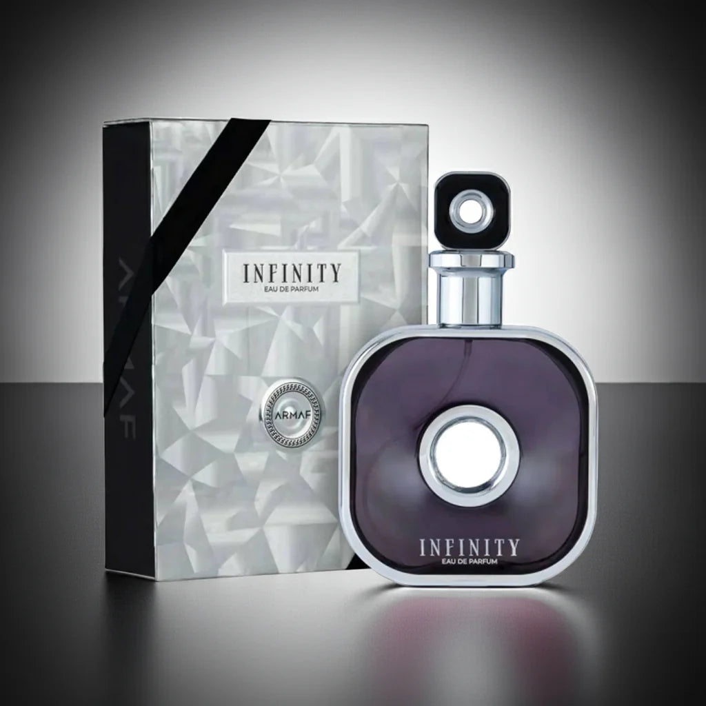 Infinity Silver Un aroma que celebra la vida y las conexiones más especiales. Este perfume combina la frescura elegante de flores delicadas