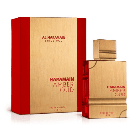 Perfume Ruby Edition Amber Oud Al Haramain 120ml