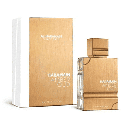 Perfume White Edition Amber Oud Al Haramain 60 ML