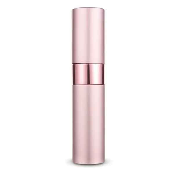 Perfumero Recargable Atomizador Portátil Rosa Plateado