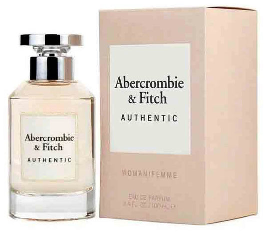 Abercrombie Authentic perfume femenino 100ml EDP con elegantes notas de peonía jazmín y vainilla para ocasiones especiales
