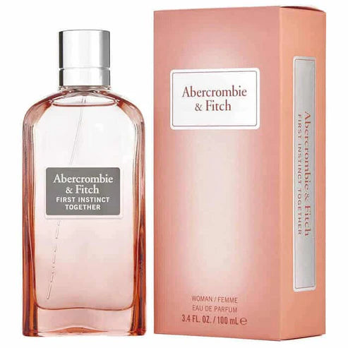 Abercrombie First Instinct Together perfume femenino 100ml con notas vibrantes de frutos rojos florales y almizcle
