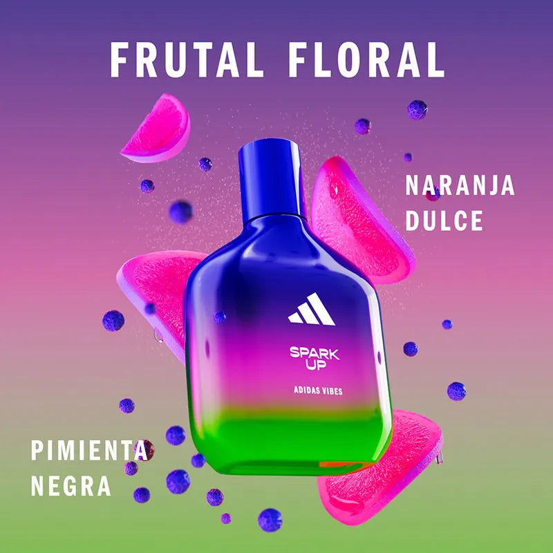 Presentación completa del perfume Adidas Spark Up Vibes eau de parfum