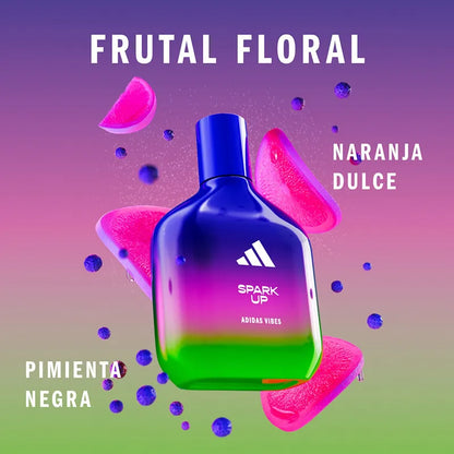 Presentación completa del perfume Adidas Spark Up Vibes eau de parfum