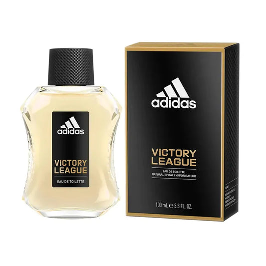 perfume adidas victory league para hombre frasco de 100ml con aroma amaderado especiado ideal para uso diario y deportistas
