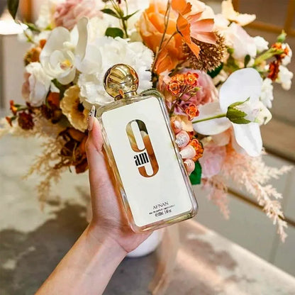 Caja Afnan 9 AM Femme 100 ml Eau de Parfum empaque original