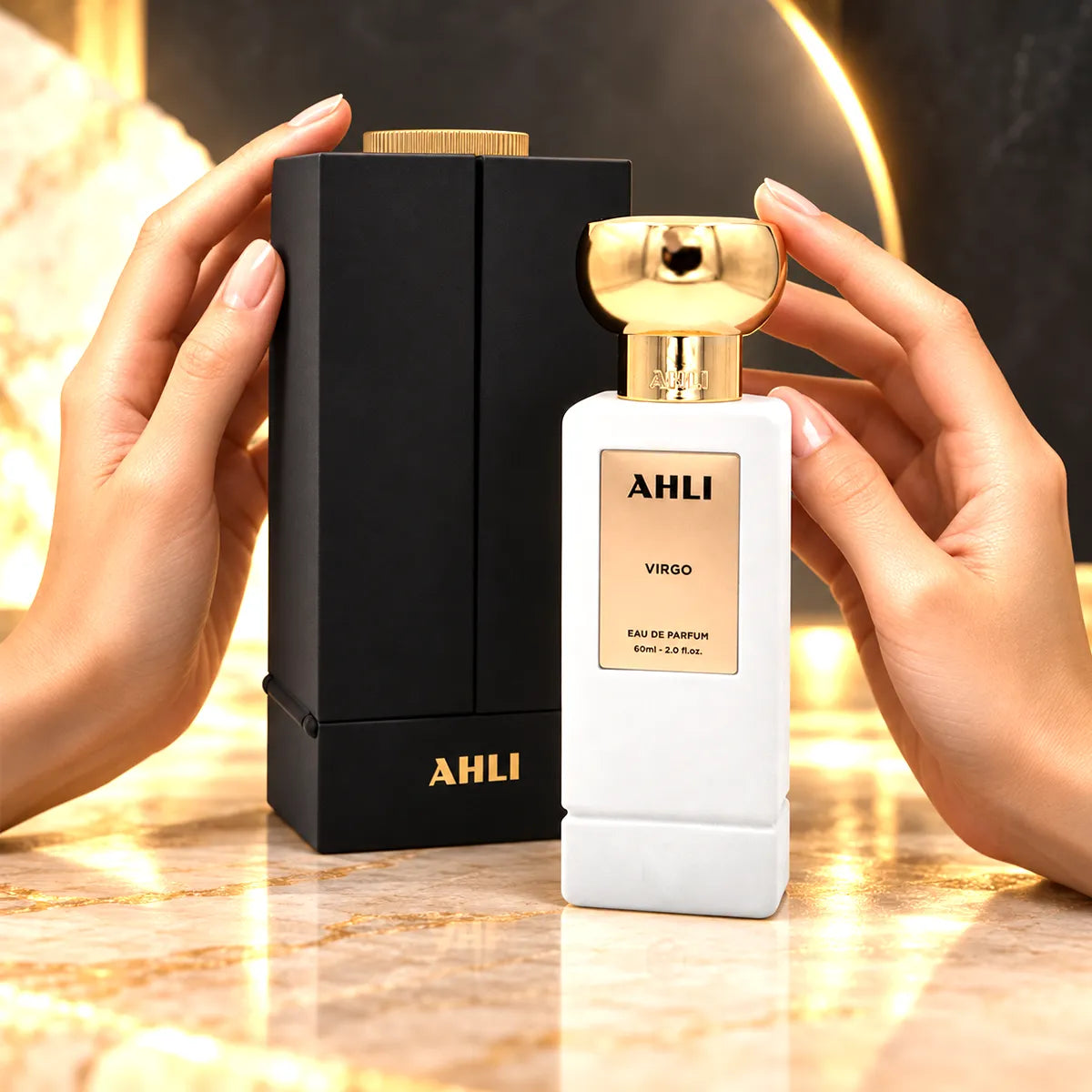 Presentación de Ahli Virgo EDP 60 ml unisex