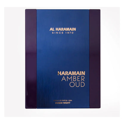 Caja original de Amber Oud Dubai Night