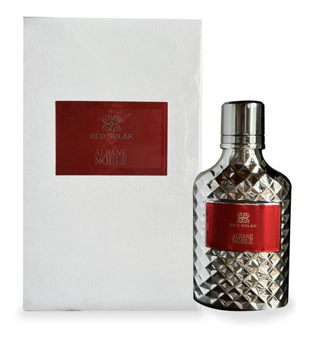 perfume albane noble red solar eau de parfum 100ml fragancia unisex con aroma vibrante notas cálidas y cítricas ideal para cualquier ocasión
