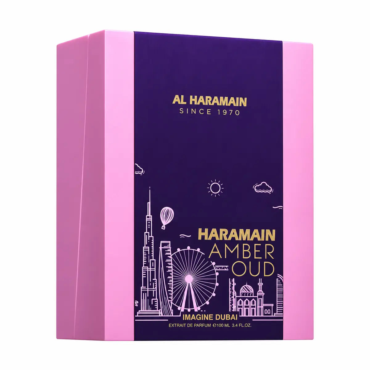 Amber Oud Imagine Dubai de Al Haramain 100 ml Extrait de Parfum unisex con vaporizador