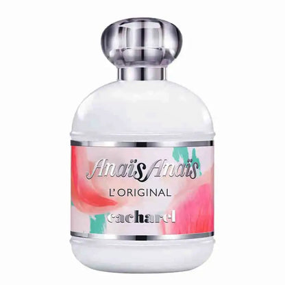 Frasco del perfume Anais Anais Cacharel diseño elegante femenino clásico