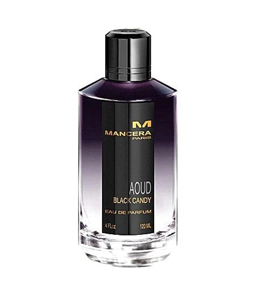 Caja del perfume Aoud Black Candy Mancera unisex 120ml