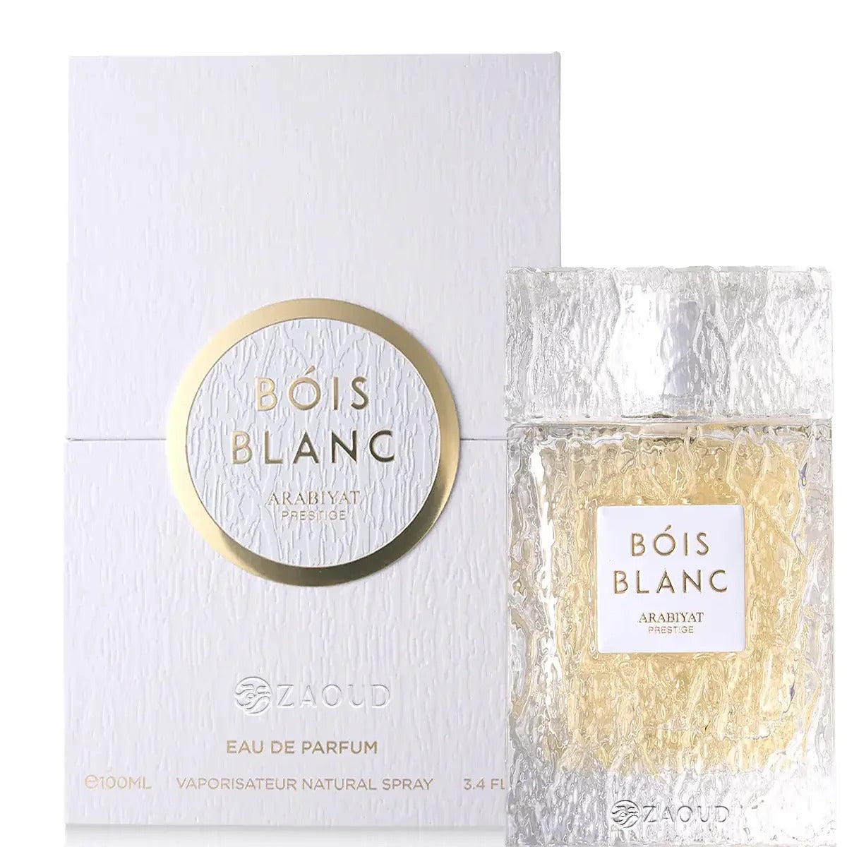 Perfume Arabiyat Prestige Bóis Blanc EDP 100 ml unisex en frasco vaporizador