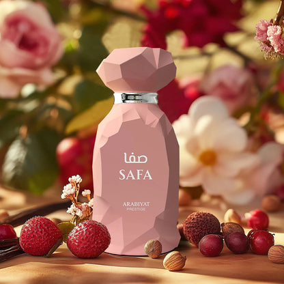 arabiyat prestige safa perfume 100ml aroma oriental floral sofisticado y envolvente ideal para hombres y mujeres