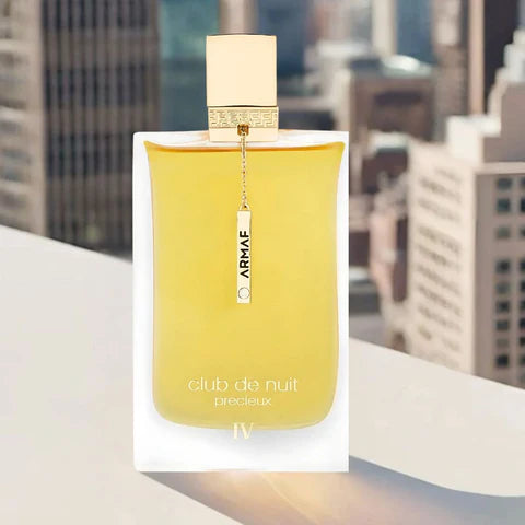 Perfume Armaf Club De Nuit Precieux IV Extrait 55ml frasco elegante con diseño de cristal facetado