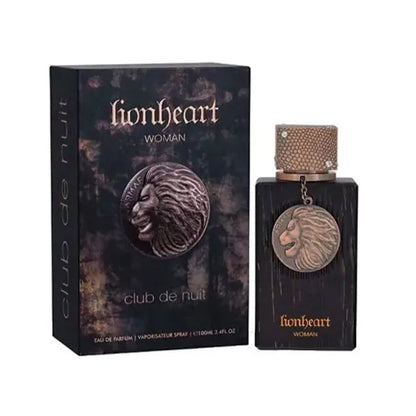 Armaf Lion Heart Club de Nuit Woman EDP 100 ml perfume femenino aroma elegante y sofisticado combinación de flores blancas especias cálidas y notas cremosas ideal para noche