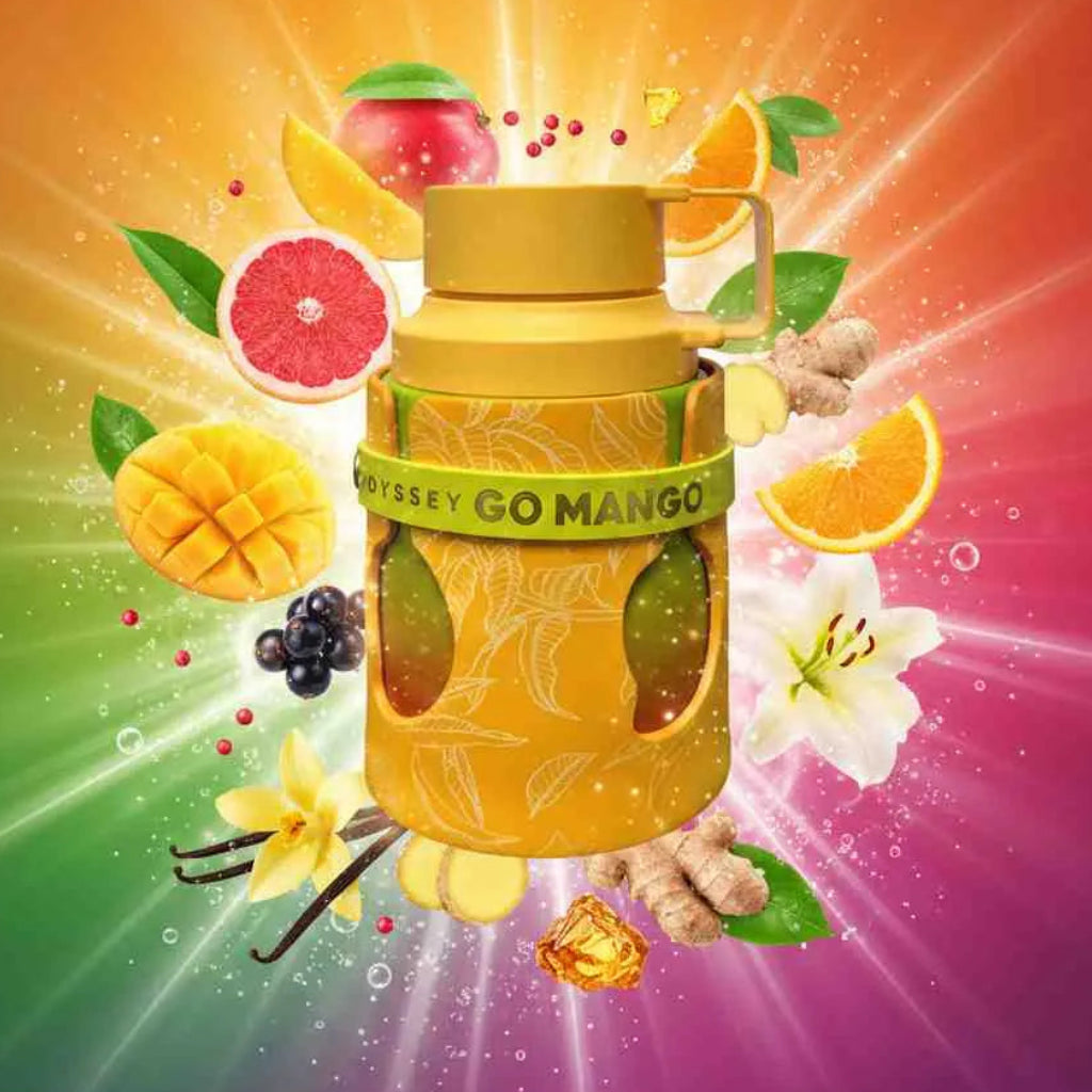 Armaf Odyssey Go Mango 100ml Eau de Parfum perfume unisex original con aroma tropical a mango