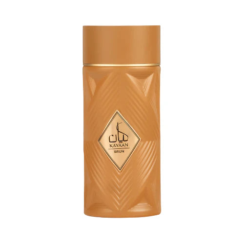 imagen del perfume kayaan brun armaf junto a su caja original en presentacion completa