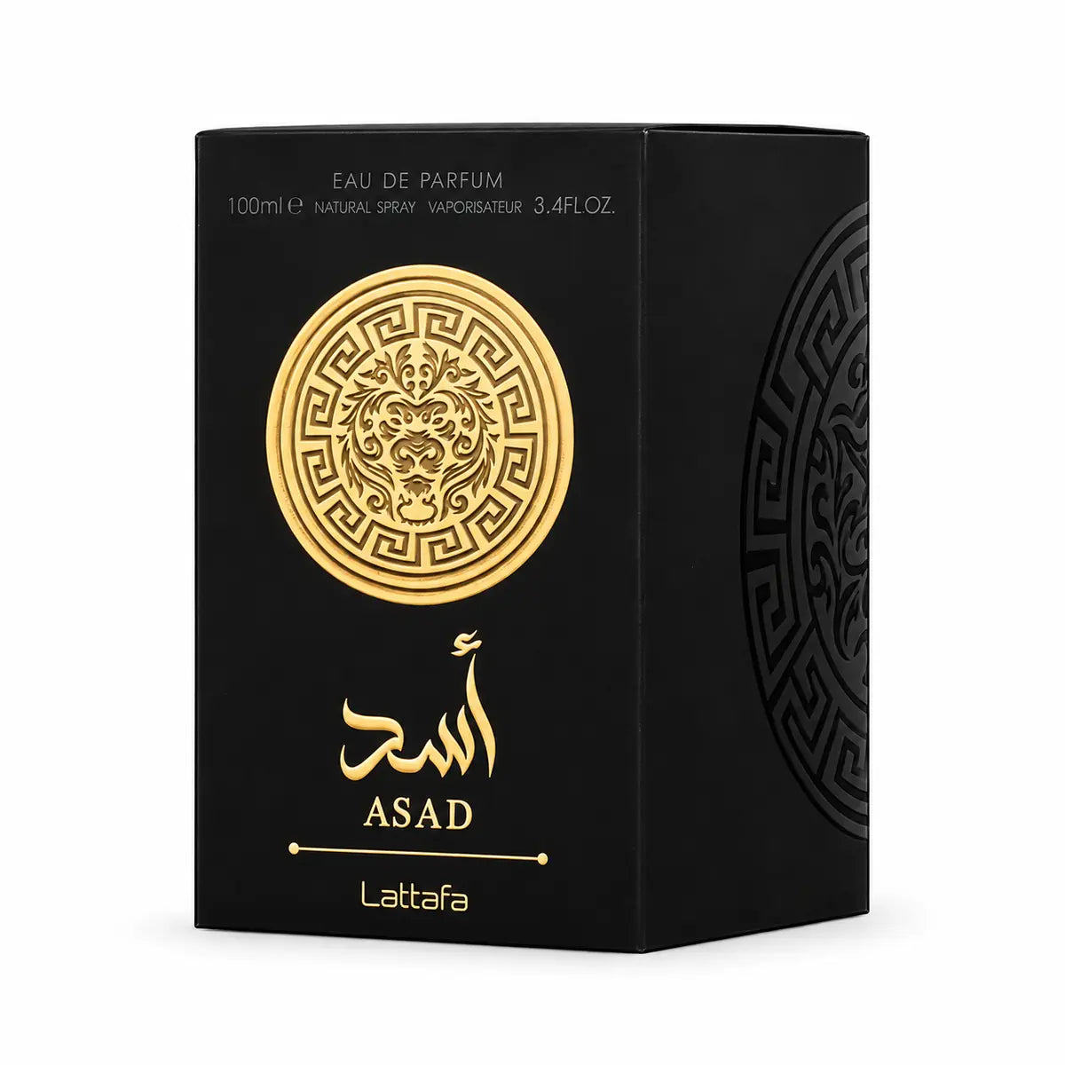 perfume asad de lattafa edp 100 ml para hombre en su frasco original
