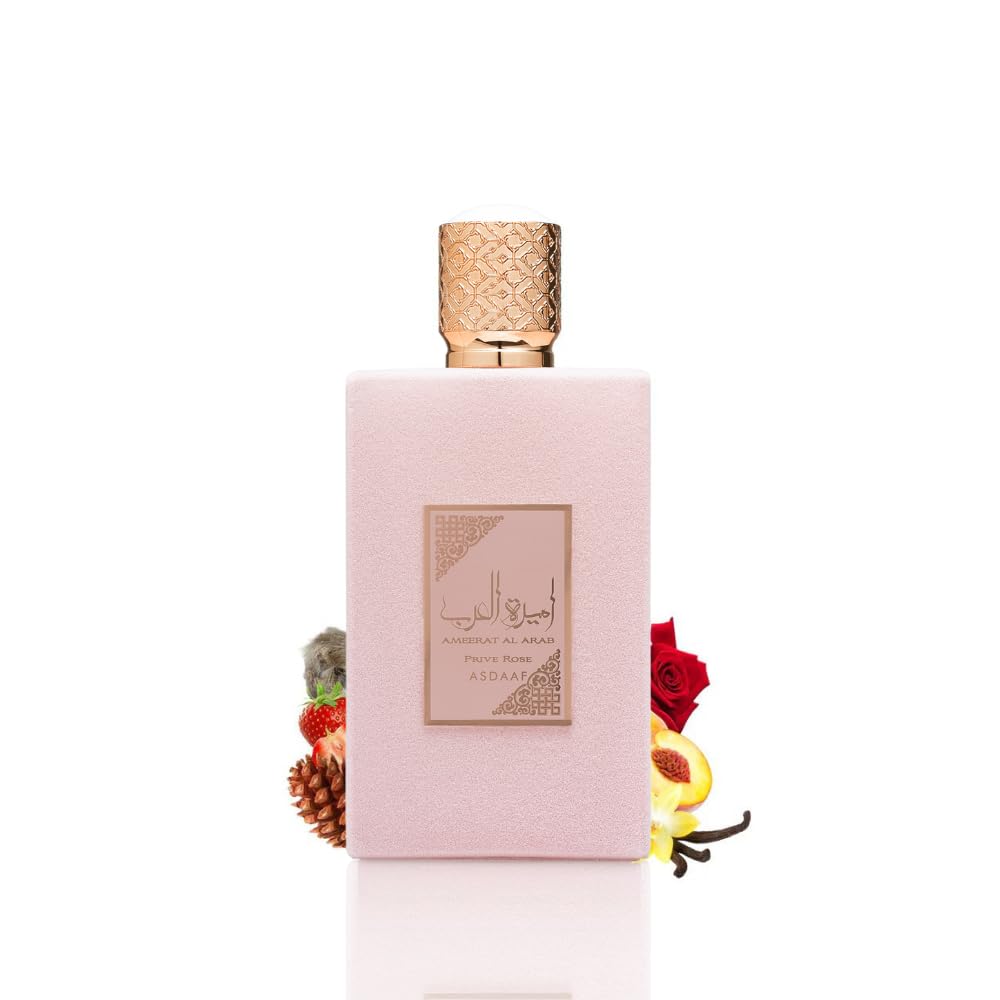 asdaaf ameerat al arab prive rose mujer perfume floral oriental eau de parfum original con aroma sofisticado y duradero