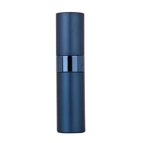 Perfumero Recargable Portátil Atomizador Azul Metalizado