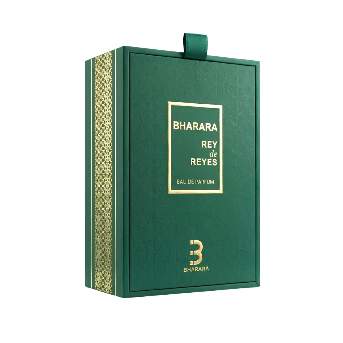 caja Bharara Rey de Reyes Eau de Parfum 100 ml para hombre con empaque original de la marca y presentación elegante