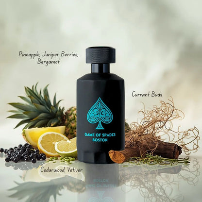 frasco del perfume Boston Jo Milano para hombre