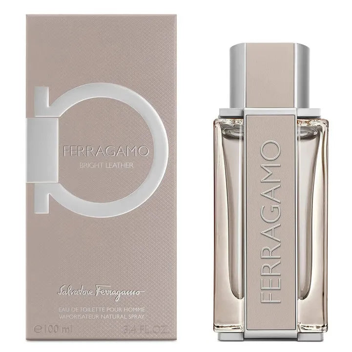 Fragancia Bright Leather Salvatore Ferragamo edt hombre 100ml aroma moderno con acordes cítricos especiados y fondo amaderado perfecto para caballero