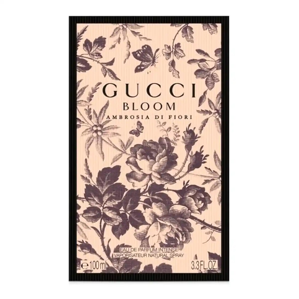 Caja de Gucci Bloom Ambrosia di Fiori Eau de Parfum Intense 100 ml para mujer
