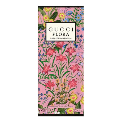 Caja de Gucci Flora Gorgeous Gardenia EDP 100 ml para mujer, presentación original