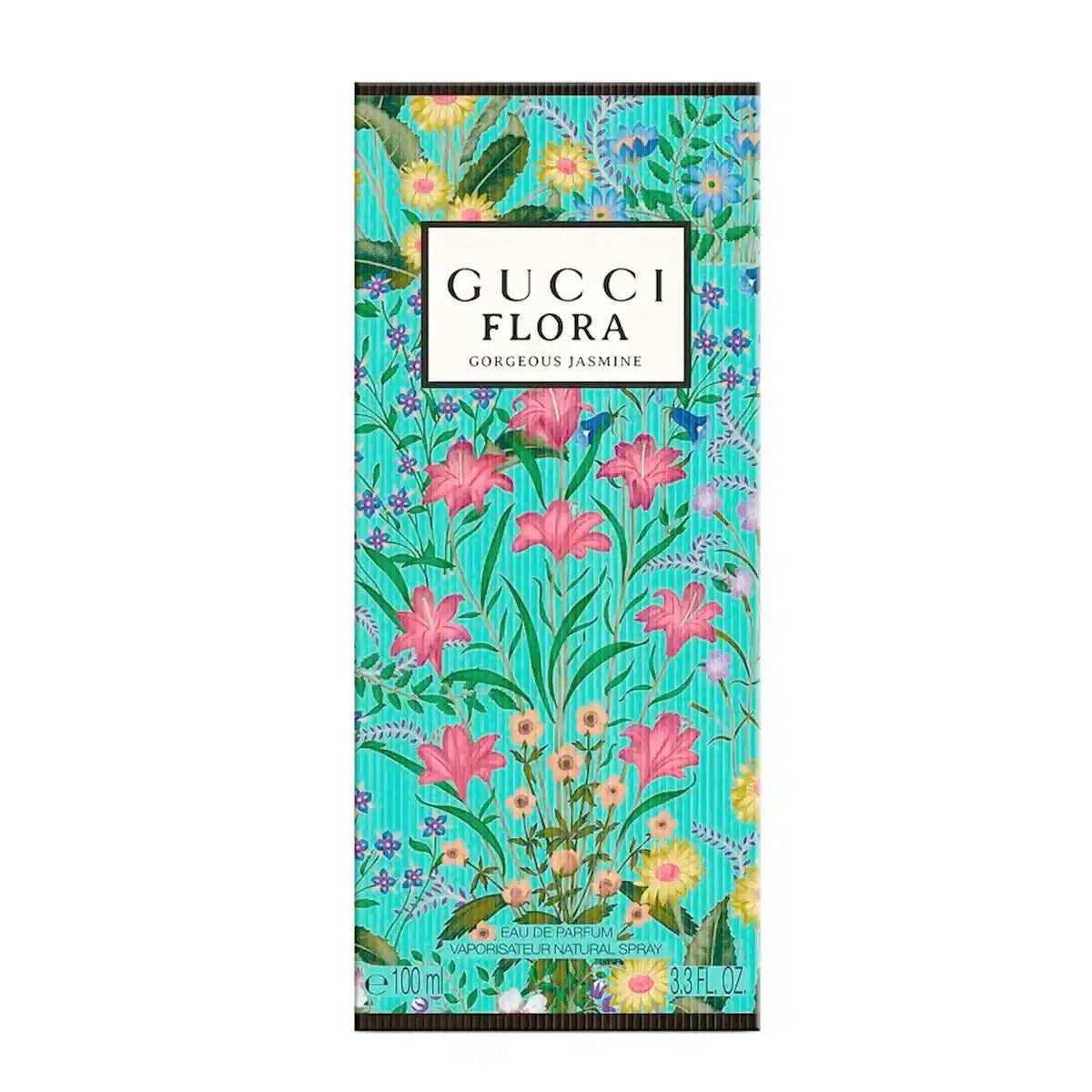 Caja de Gucci Flora Gorgeous Jasmine EDP 100 ml para mujer