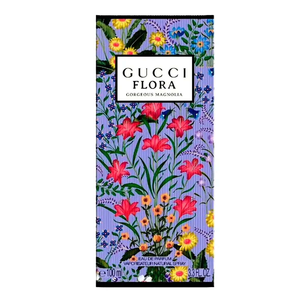 Caja de Gucci Flora Gorgeous Magnolia EDP 100 ml para mujer