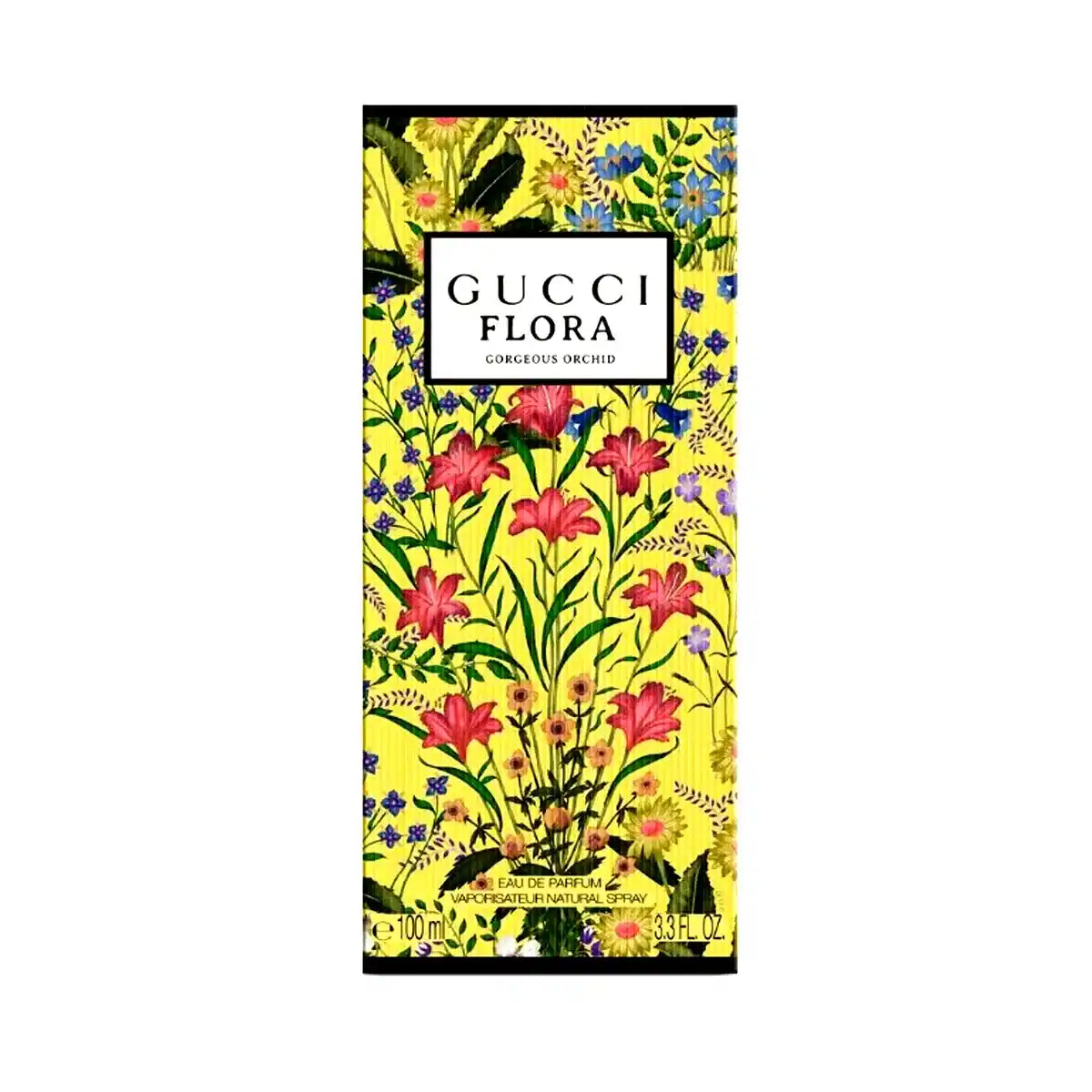 Caja de Gucci Flora Gorgeous Orchid EDP 100 ml para mujer