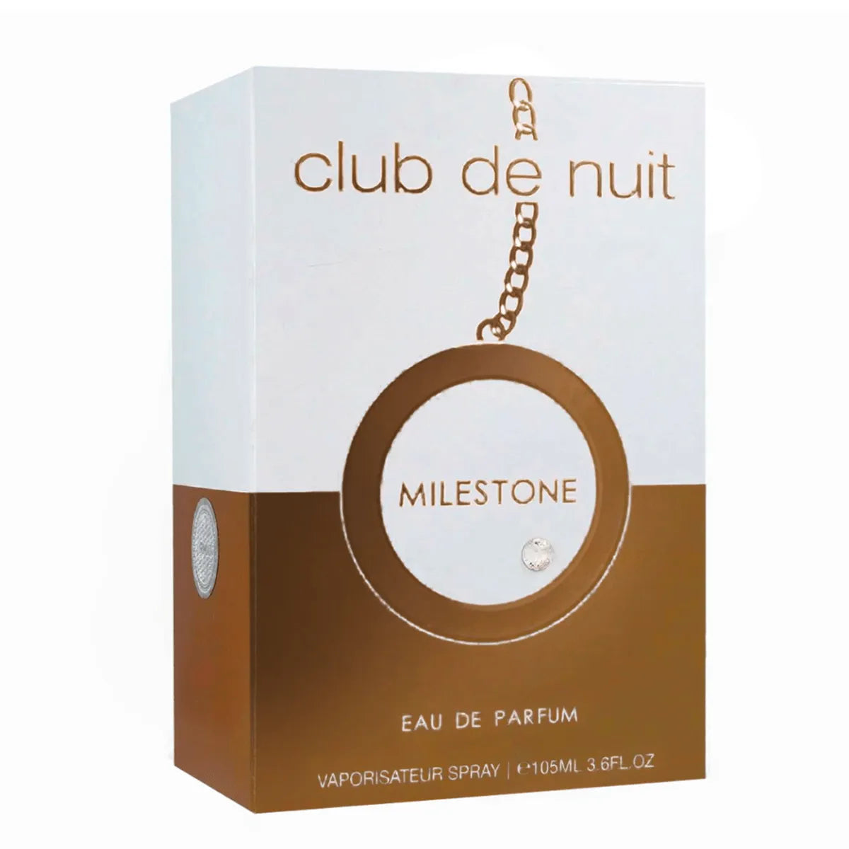 Caja de presentación oficial del perfume unisex Armaf Club De Nuit Milestone EDP 105ml
